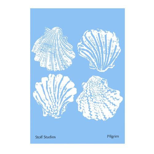 Image showing the Pilgrim Print, 60 x 42cm, Blue product.