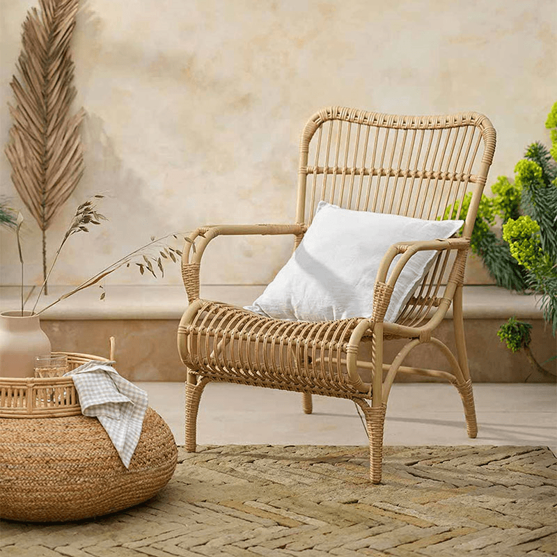 Corston Lounge Chair, Natural