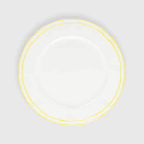 Image showing the Provence Set of 4 Dinner Plates, D26cm, Yellow product.