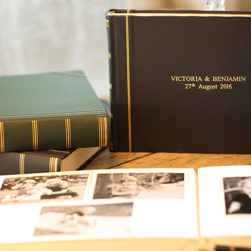 Image showing the Safari Half Bound Square Photo Album, 36.5 x 36.5cm, Mocha product.