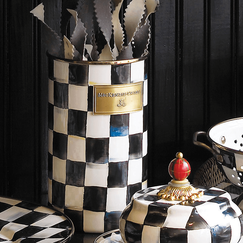 Courtly Check Utensil holder, 13cm