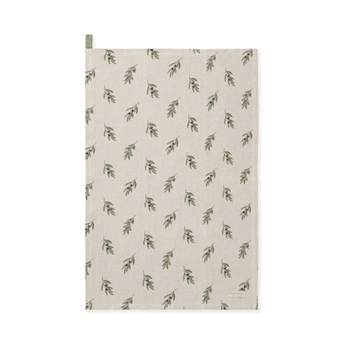 Image showing the Olive Branch Tea Towel, Neutral product.