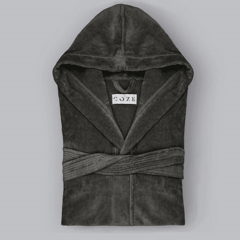 Sati Bath Robe, Small, Grey