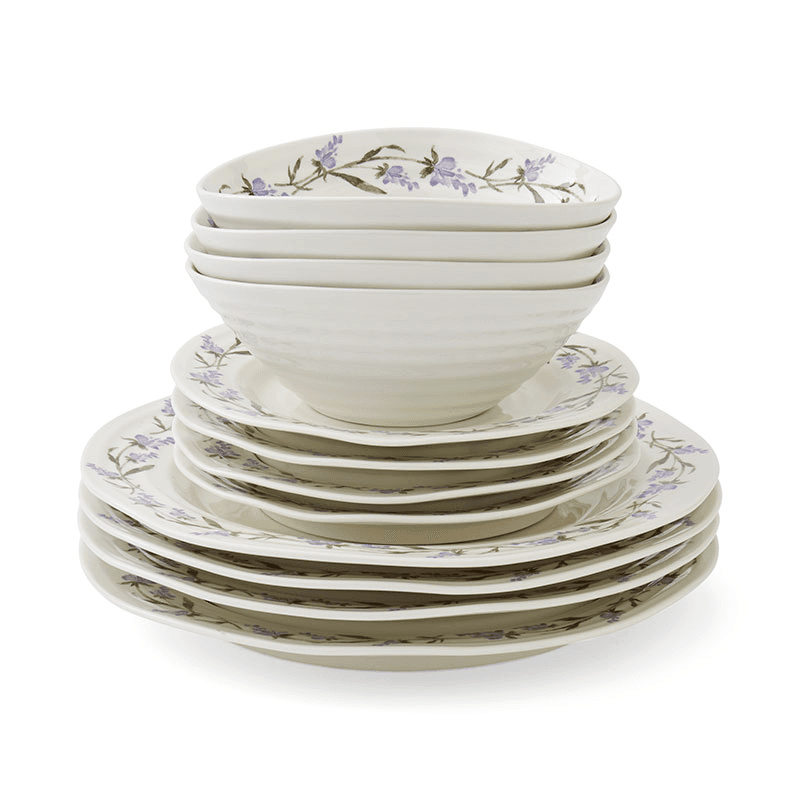Lavandula 12 Piece Dinnerware Set, Multi