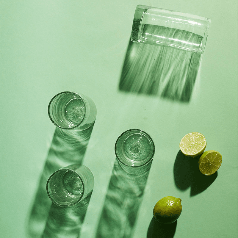 Zomi Set of 4 High Ball Glasses, H13.5cm, Clear