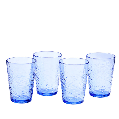 Image showing the Pacific Set of 4 Hiball Glasses, 500ml, Blue product.
