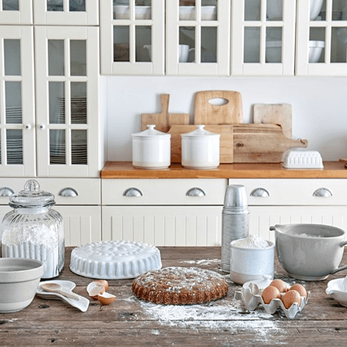 Image showing the Fattoria Set of 3 measuring cups, White product.