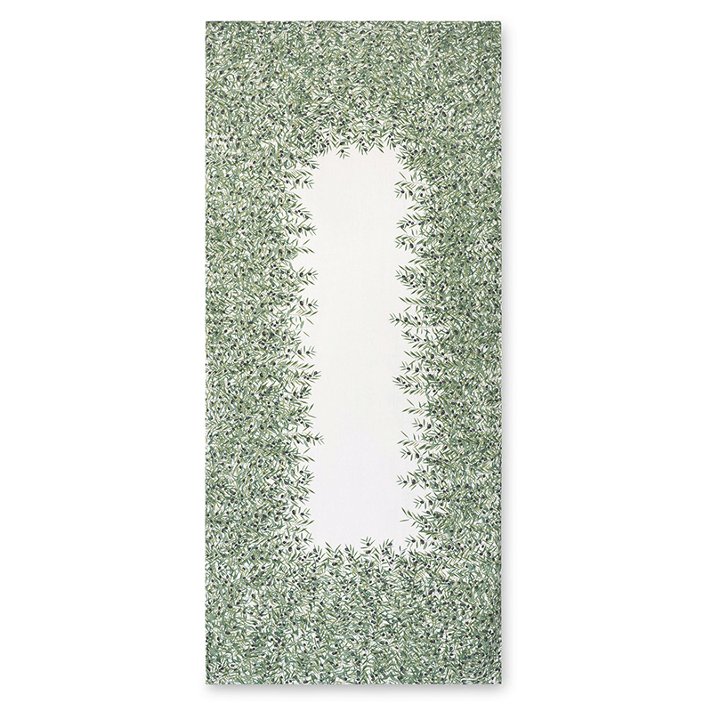 L'Olivier Tablecloth, W165 x L250cm, Green