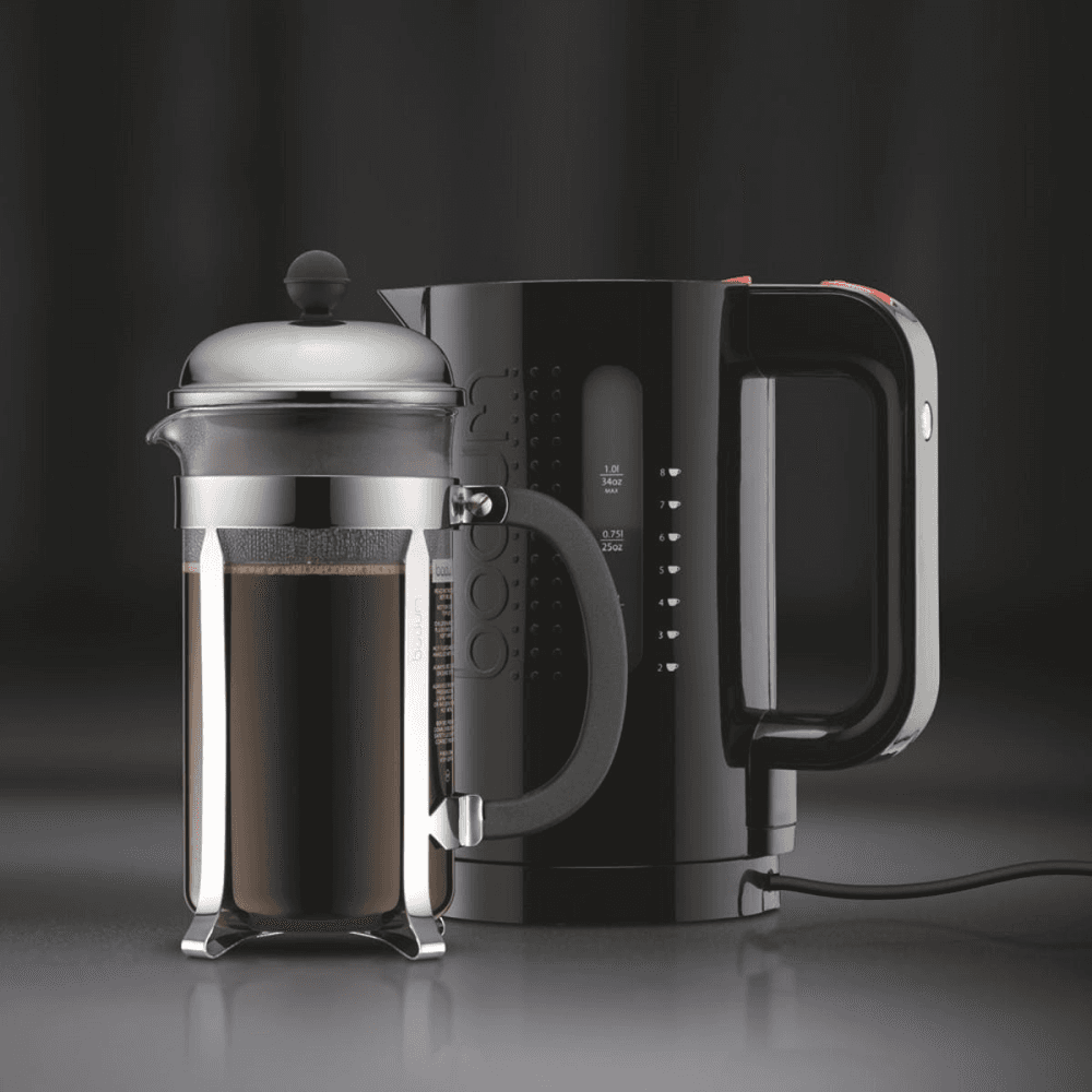 Chambord 8 cup coffee maker, 1 litre, Shiny