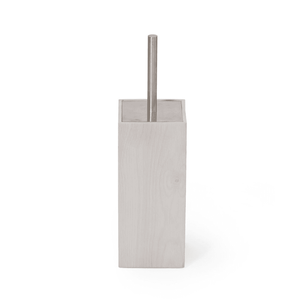 Mezza Loo brush, H39 x W11 x D11cm, Oyster White