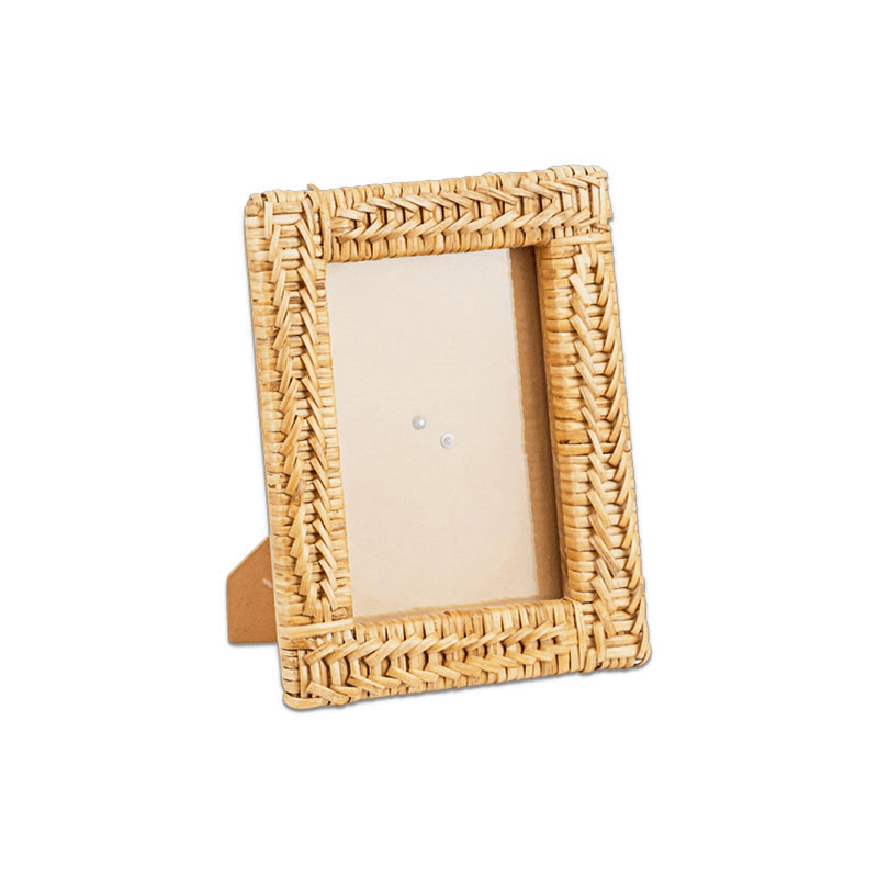 Yanis Rattan Photo Frame, 5 x 7", Natural
