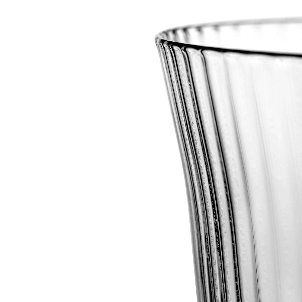 Inku Set of 4 long drink tumblers, H9 x D9cm, Clear