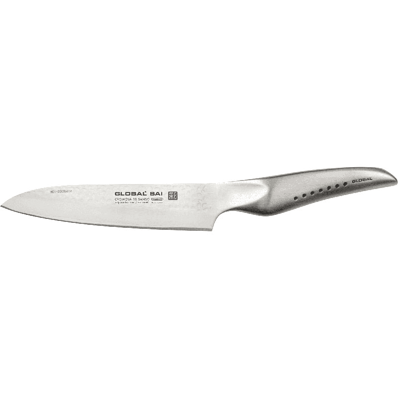 Sai Cooks Knife, 14cm, Silver