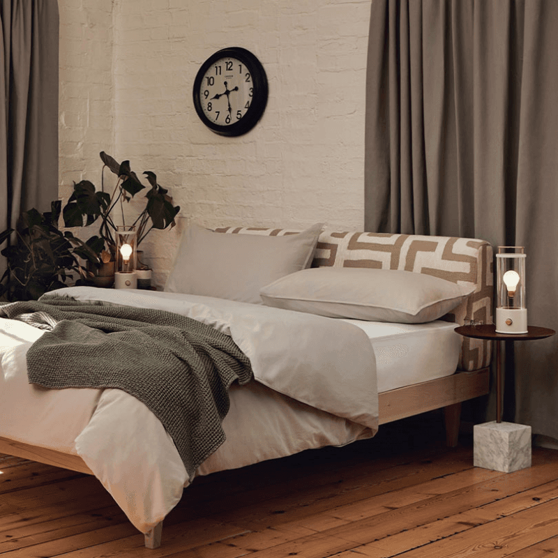 Tala x Farrow & Ball The Muse Portable Lamp, Candlenut White