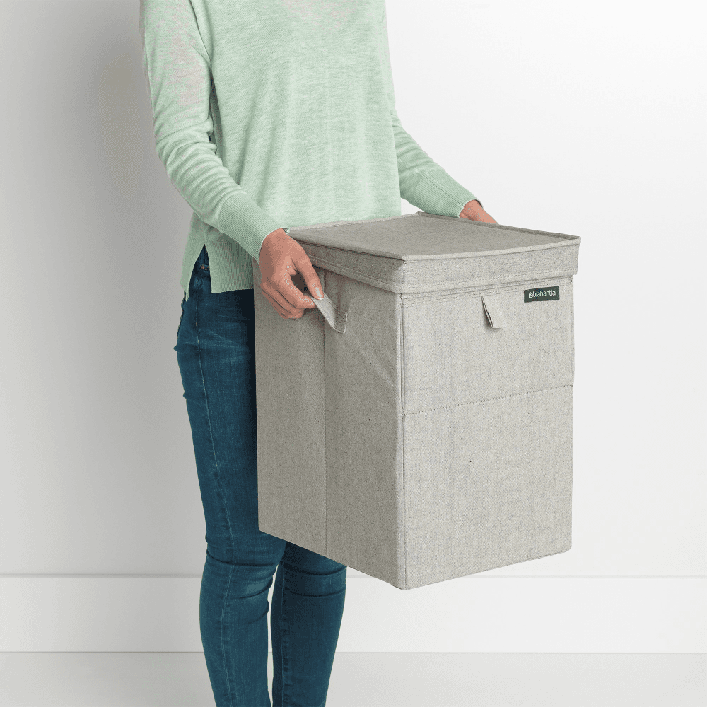 Stackable laundry box, 35 litre, Grey