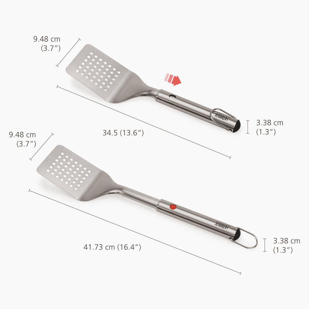 GrillOut 2 Piece BBQ Set, Stainless Steel