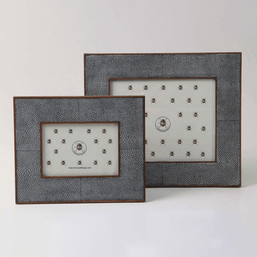 Image showing the Classic Photo  Frame, 10 x 8", Charcoal Shagreen product.
