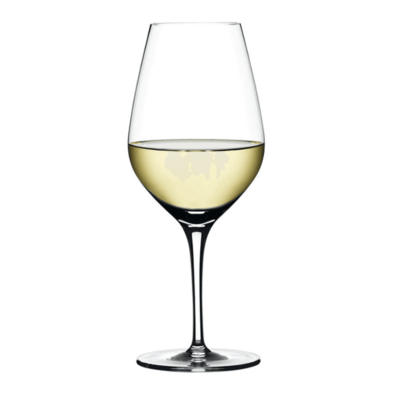 Authentis Set of 4 White Wine Glasses, 420ml, Clear
