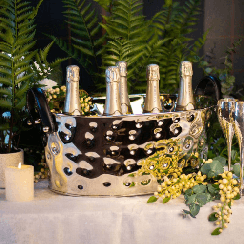 Image showing the Polo Champagne Bath, L50 x W38 x H21.5cm, Silver product.