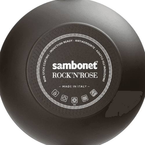 Rock & Rose Saute Pan, D28cm, Black