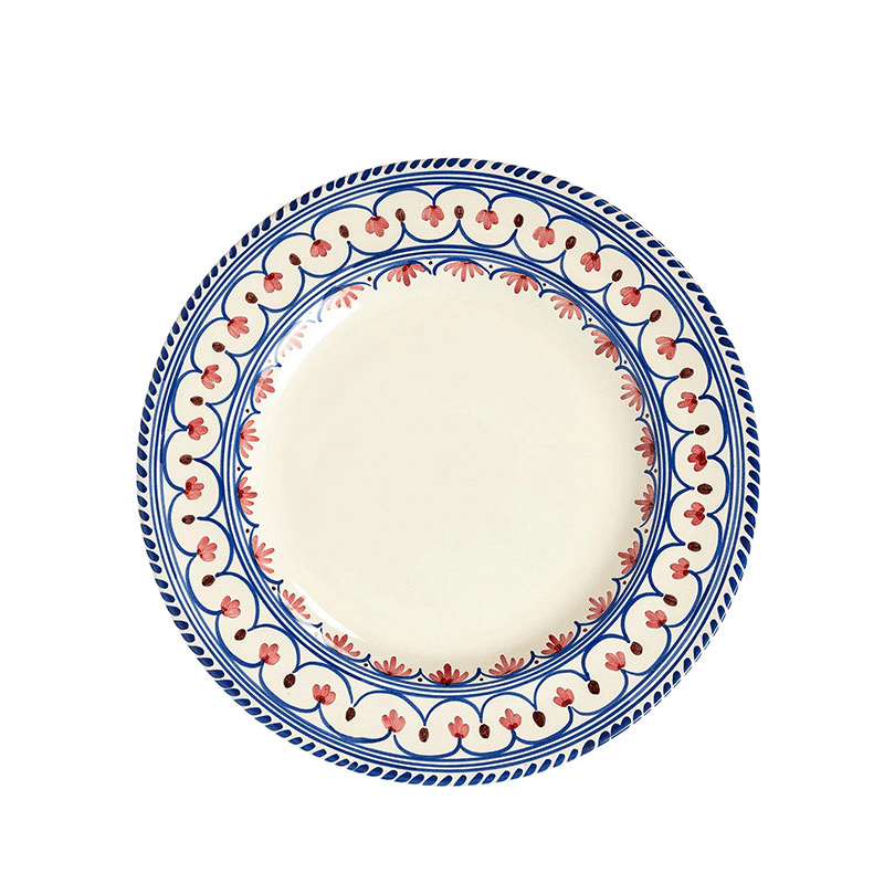 Honor Dinner Plate, D29cm, White and Blue