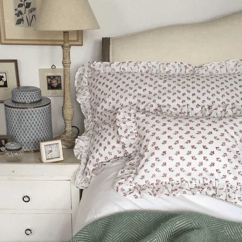 Ditsy Standard Pillowcase, Pink