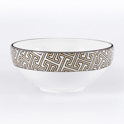 Image showing the Maze Breakfast Bowl, D15cm, Truffle product.