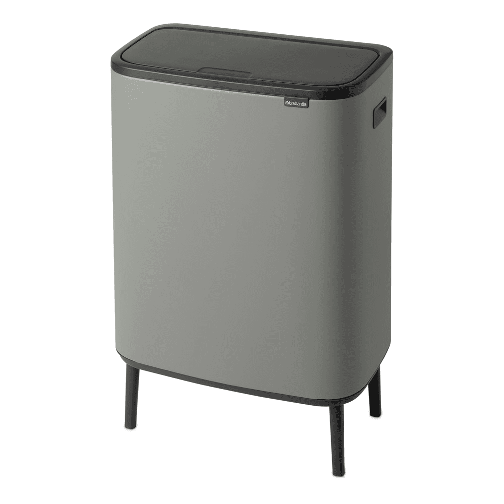 Bo Hi touch bin, 30 litre, Mineral Concrete Grey