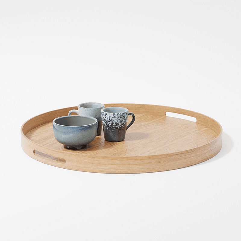 Busboy Round Tray, D45cm, Oak