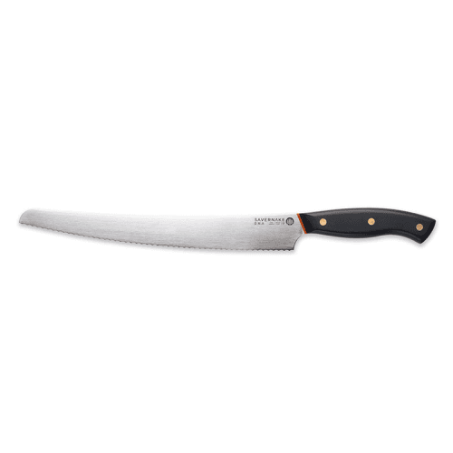 Image showing the DNA Bread Knife, 26cm, Black product.