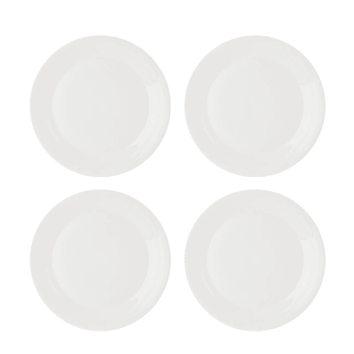 Image showing the Pure Dinner Plates Set of 4, D28cm, White product.