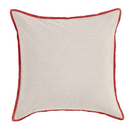Image showing the Jaipur Trim Cushion, 65 x 65cm, Garnet product.