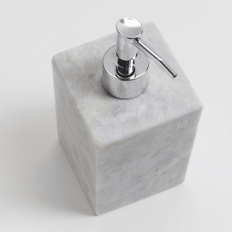 Mandalay Soap Dispenser, 19.5 x 8.5cm, Marble