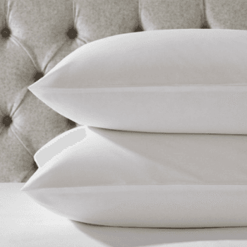 Image showing the Pillowcase, Essentials, Egyptian Cotton, White, Standard, White product.