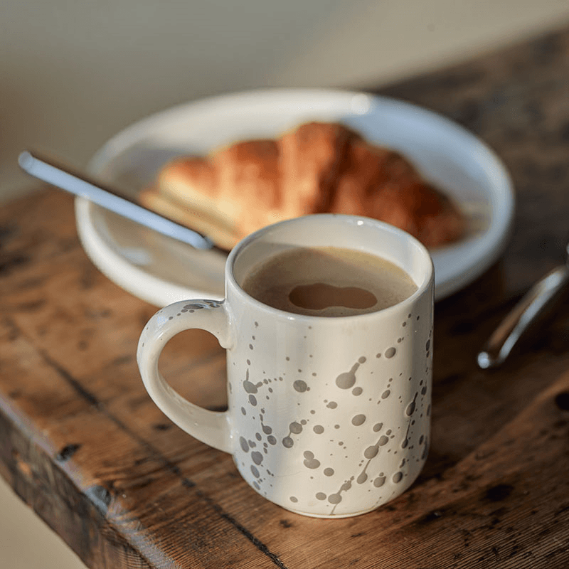 Splatter Mug, 300ml, Beige