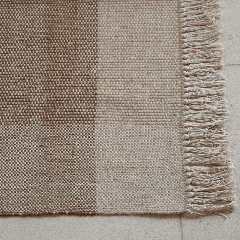 Andro Cotton & Jute Rug, 120 x 180cm, Natural