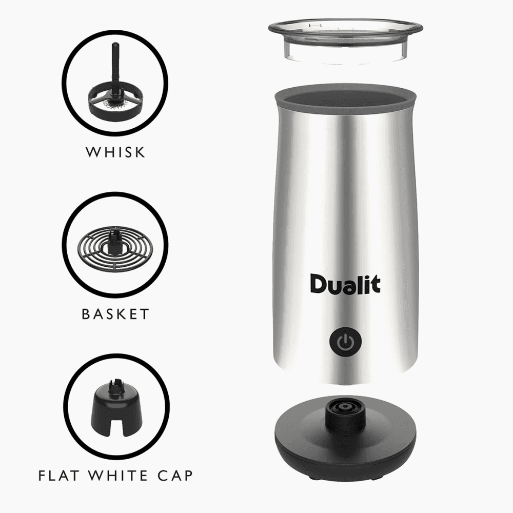 Handheld Milk Frother, Chrome