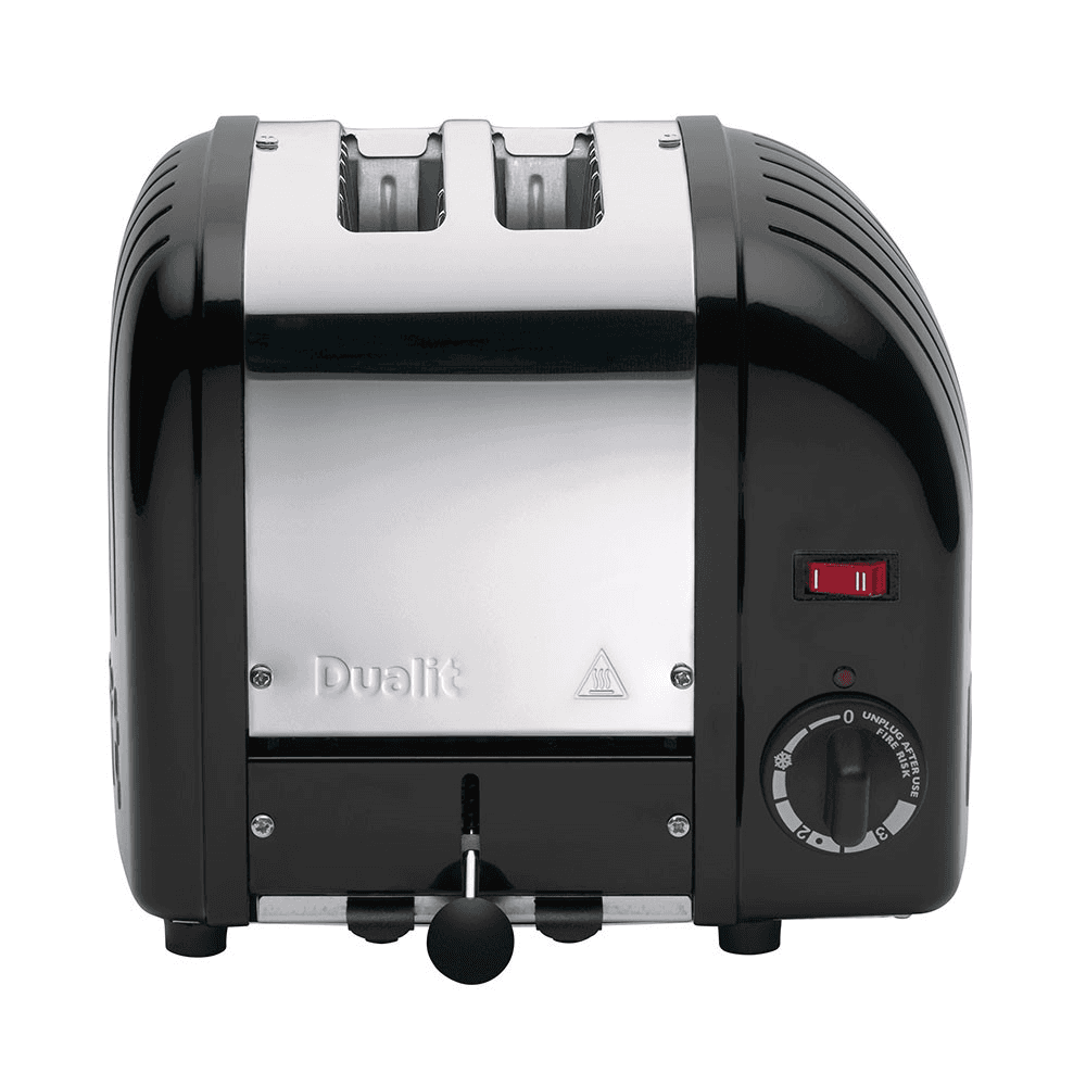 Classic Vario 2 slot toaster, Black