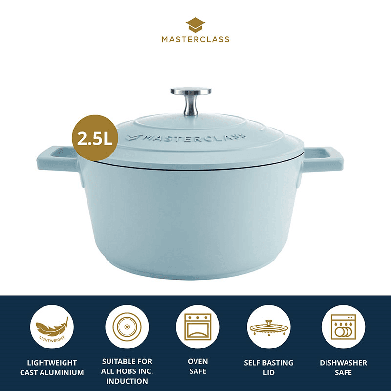 Casserole Dish, 2.5L, Pastel Blue
