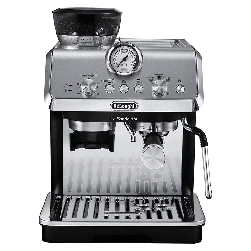 Dedica Arte Manual Coffee Machine, Grey