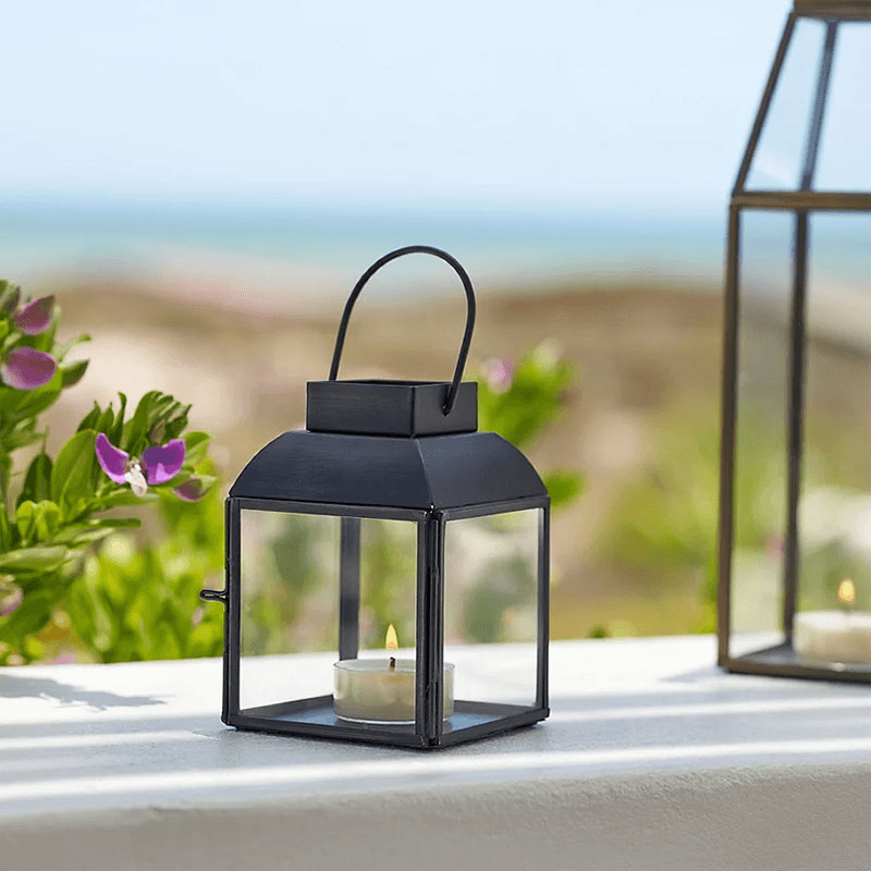 Westport Lantern, H11cm, Grey
