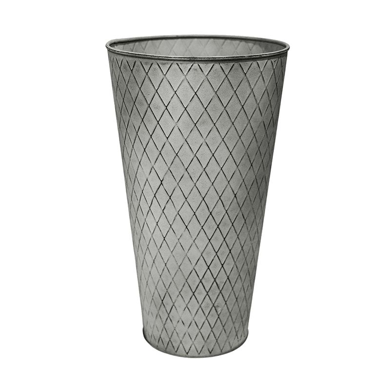 Chatsworth Vase, D28cm, Zinc