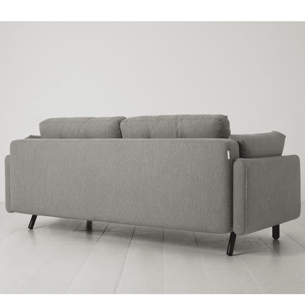 Model 04 3 Seater Linen Sofa Bed, Shadow