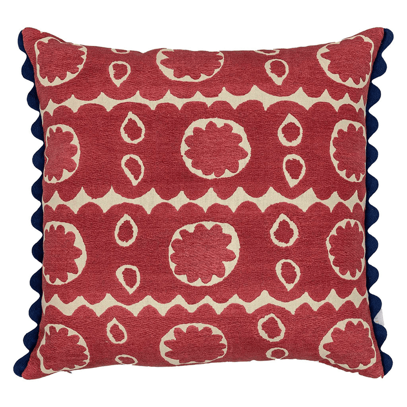 Osborne Cushion, 57 x 57cm, Red