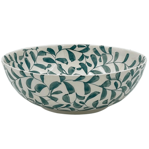 Image showing the Scroll Salad Bowl, D28cm, Green product.