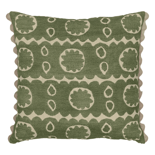 Image showing the Osborne Cushion, 57 x 57cm, Green product.