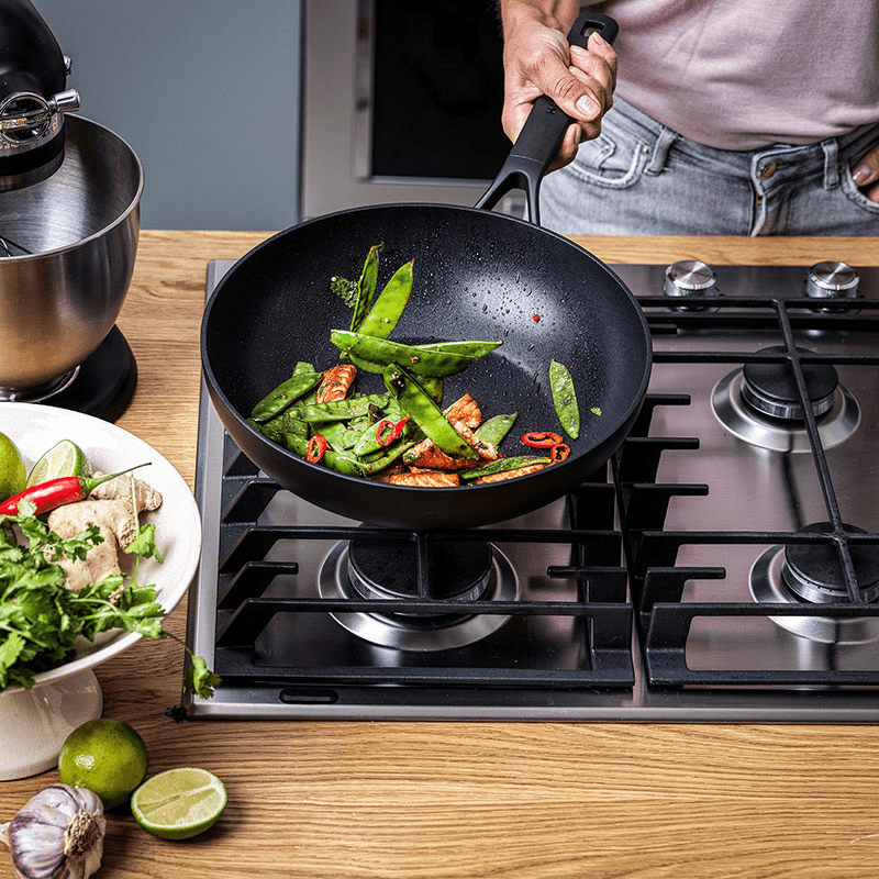 Classic Forged - Ceramic Non-Stick Wok, 28cm, Black
