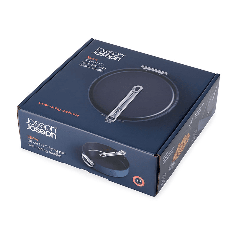 Space Folding Frying Pan, 28cm, Midnight Blue