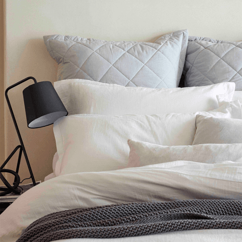 Image showing the Organic Retreat Fitted Sheet, Super King, White product.