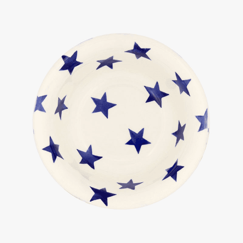 Image showing the Blue Star Cereal Bowl, D16.5cm, Cream product.